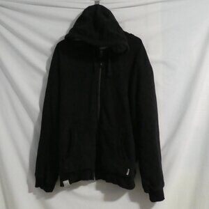 WINDRIVER OUTFITTING CO. | 2 xl | Black Zip-Up Heavyweight Hooded Sweatshirt